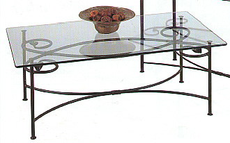 Coffee table wrought iron