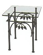 Standing table wrought iron