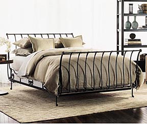 wrought iron bed metal 