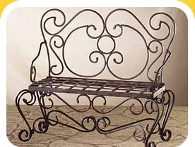 Maker, Wrought, iron ,couch, miami, californie, Los angeles, shop, store,