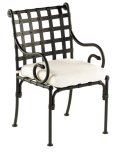 fauteuil de jardin – fauteuil en fer forgé – fauteuil design – banc design  - banquette de jardin-  