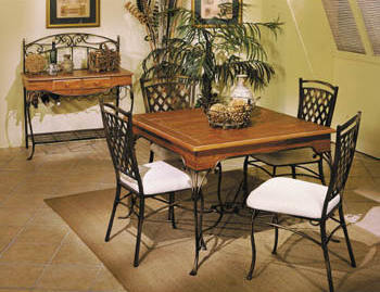 dining, tables, wrought, iron, wood, metal, furniture, shop, california 
