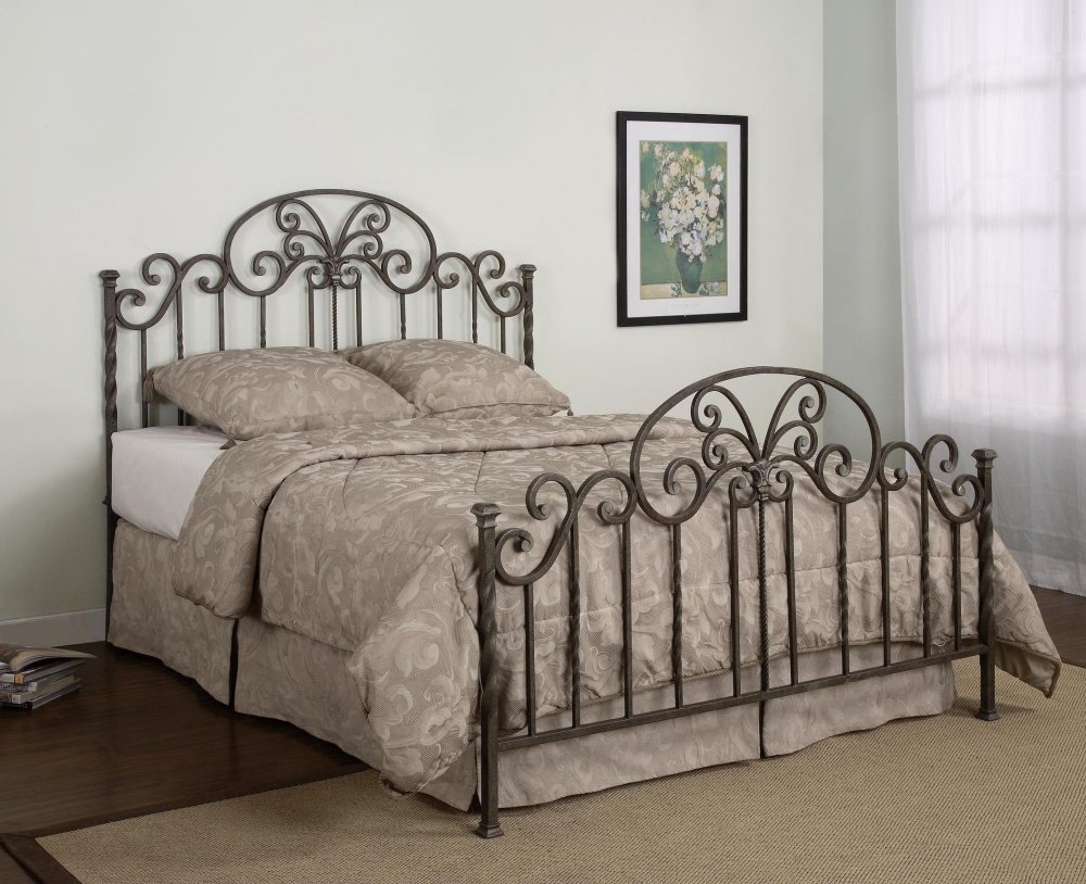 Lit a baldaquin en fer forgé, himmelbett aus schmiedeeisen, letto ...