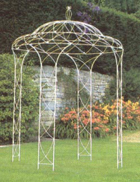 pergola en fer forgé - tonnelle en fer forgé - gloriette en fer forgé - abris jardin en fer forgé 