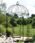 pergola en fer forgé - tonnelle en fer forgé - gloriette en fer forgé - abris jardin en fer forgé 