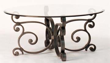 Coffee table wrought iron