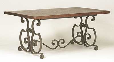 Coffee table wrought iron