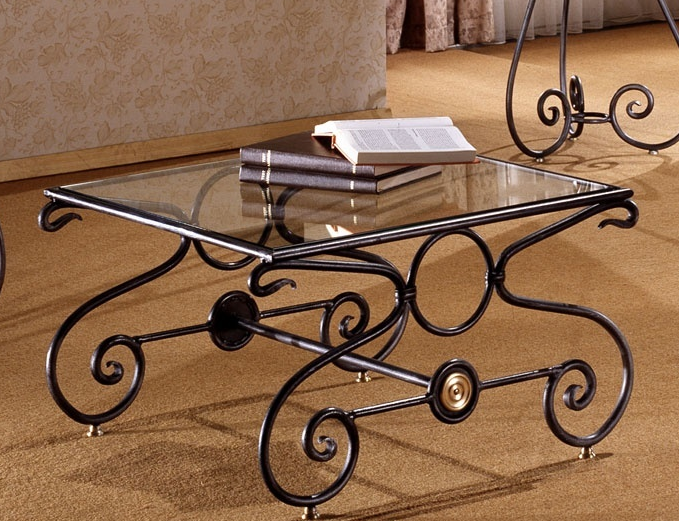 Coffee table wrought iron