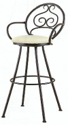 Maker, Wrought, iron ,bar stool, miami, californie, Los angeles, shop, store,