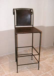 Maker, Wrought, iron ,bar stool, miami, californie, Los angeles, shop, store,