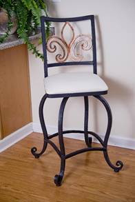 Maker, Wrought, iron ,bar stool, miami, californie, Los angeles, shop, store,