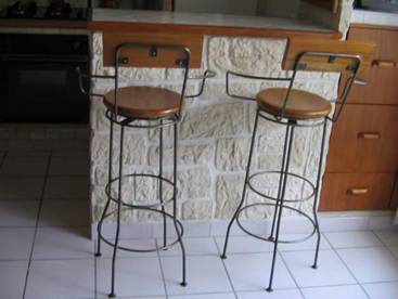 Maker, Wrought, iron ,bar stool, miami, californie, Los angeles, shop, store,