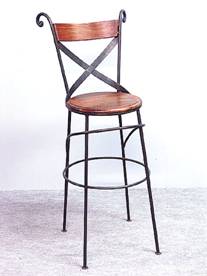 Maker, Wrought, iron ,bar stool, miami, californie, Los angeles, shop, store,