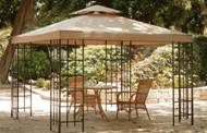 pergola en fer forgé - tonnelle en fer forgé - gloriette en fer forgé - abris jardin en fer forgé