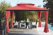pergola en fer forgé - tonnelle en fer forgé - gloriette en fer forgé - abris jardin en fer forgé