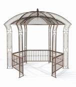 pergola en fer forgé - tonnelle en fer forgé - gloriette en fer forgé - abris jardin en fer forgé