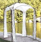 pergola en fer forgé - tonnelle en fer forgé - gloriette en fer forgé - abris jardin en fer forgé
