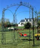 pergola en fer forgé - tonnelle en fer forgé - gloriette en fer forgé - abris jardin en fer forgé