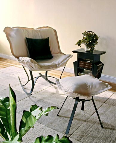 fauteuil de jardin – fauteuil en fer forgé – fauteuil design – banc design - banquette de jardin-