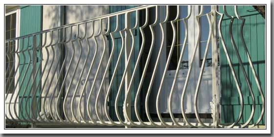 Garde corps balcons en fer forgé