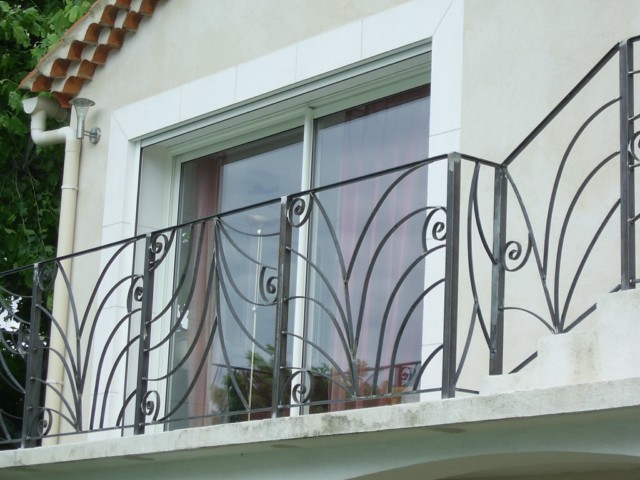Garde corps balcons en fer forgé