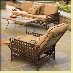 fauteuil de jardin – fauteuil en fer forgé – fauteuil design – banc design - banquette de jardin-