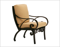 fauteuil de jardin – fauteuil en fer forgé – fauteuil design – banc design - banquette de jardin-
