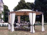 pergola en fer forgé - tonnelle en fer forgé - gloriette en fer forgé - abris jardin en fer forgé