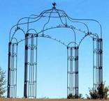 pergola en fer forgé - tonnelle en fer forgé - gloriette en fer forgé - abris jardin en fer forgé