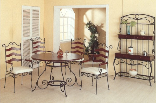 Salle à manger en fer forgé