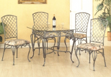 Salle à manger en fer forgé
