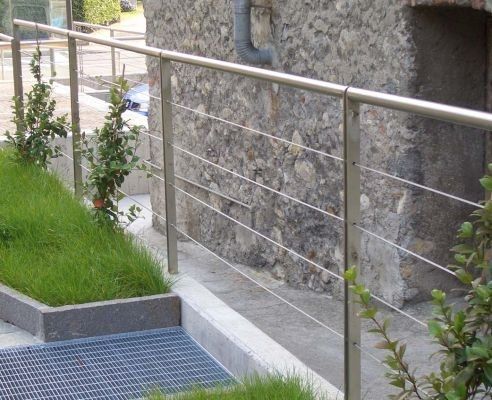 Garde corps inox,  Garde corps extérieur, garde corps escalier,