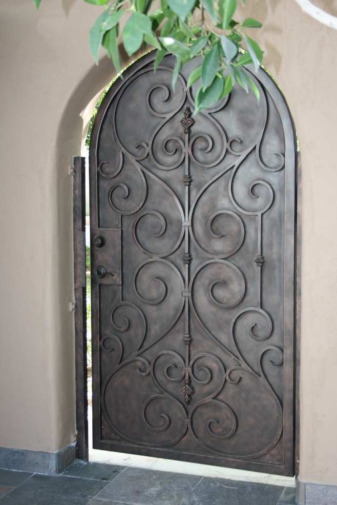 porte en fer forge