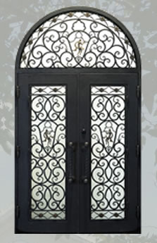 Porte, d’entrée, en, fer, forgé, porte, en, fer, porte, en, acier, design,